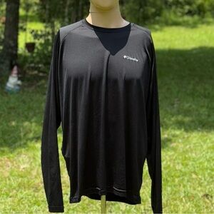 Men’s Columbia Black Performance Long Sleeve Shirt Size XL